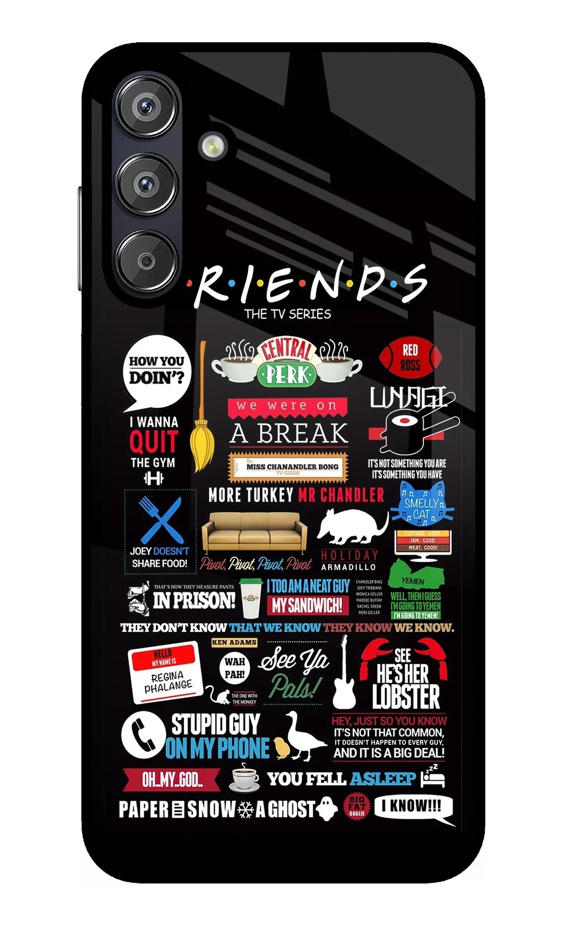 FRIENDS Samsung F15 5G Back Cover
