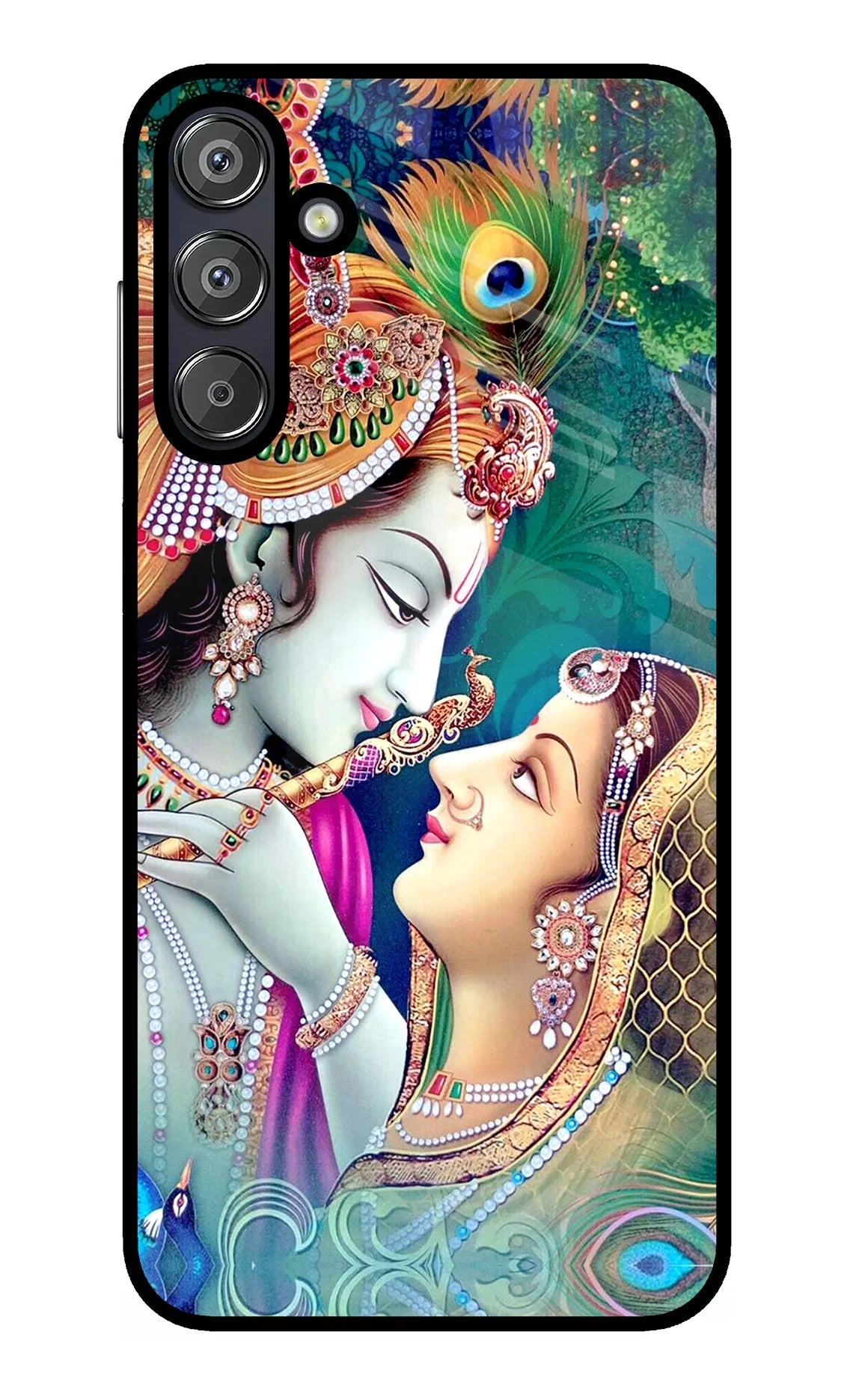 Lord Radha Krishna Samsung F15 5G Glass Case
