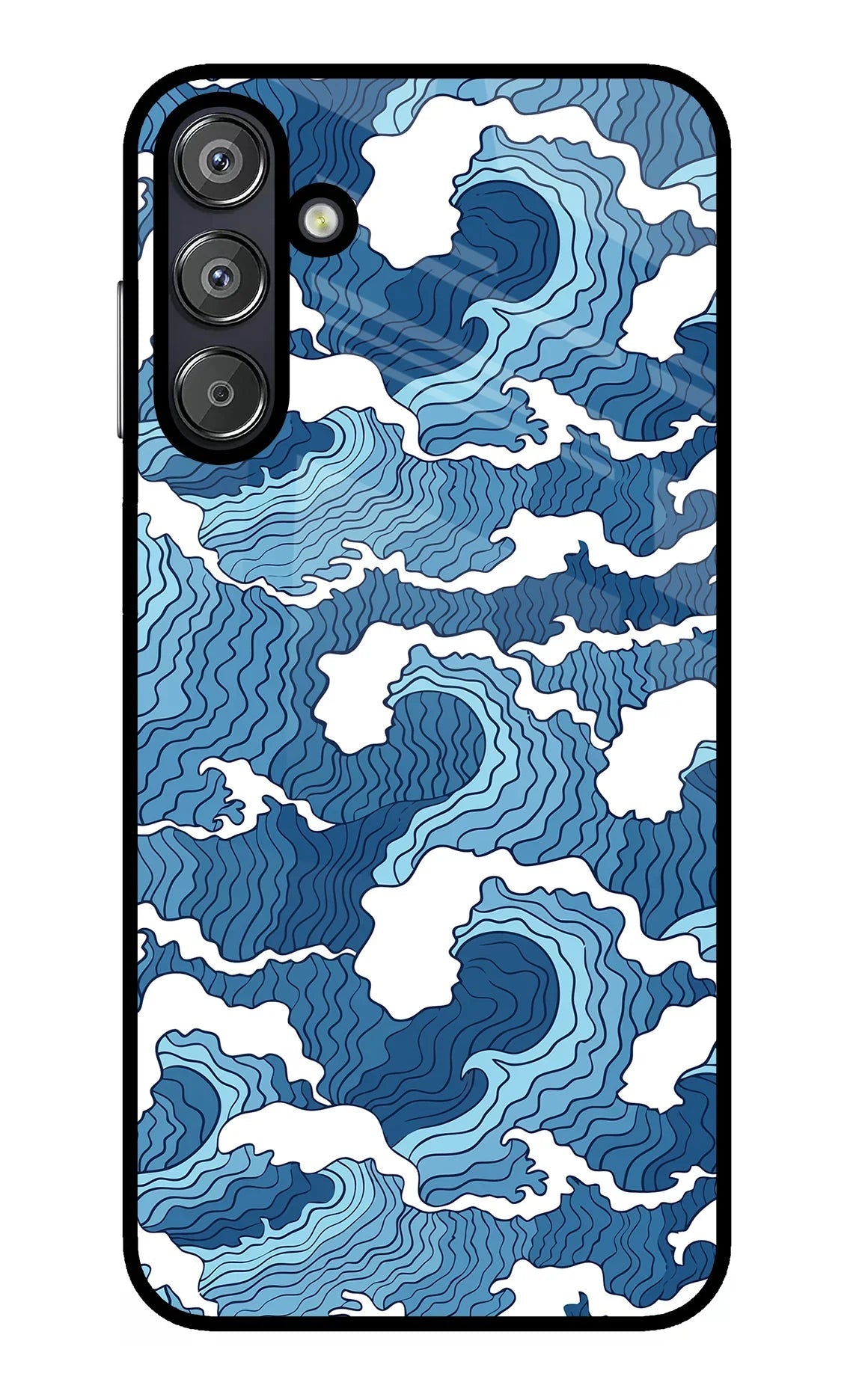 Blue Waves Samsung F15 5G Back Cover