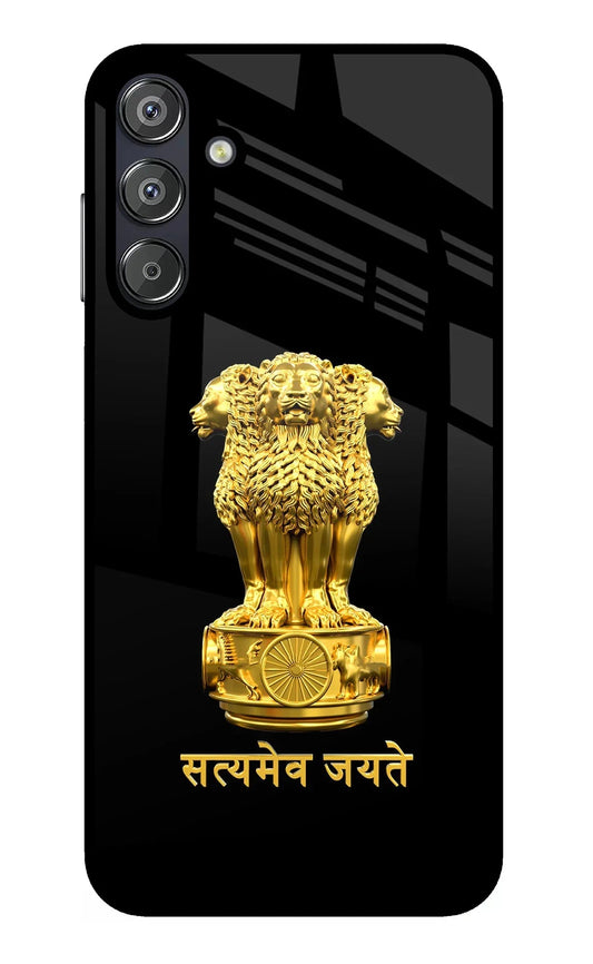 Satyamev Jayate Golden Samsung F15 5G Back Cover