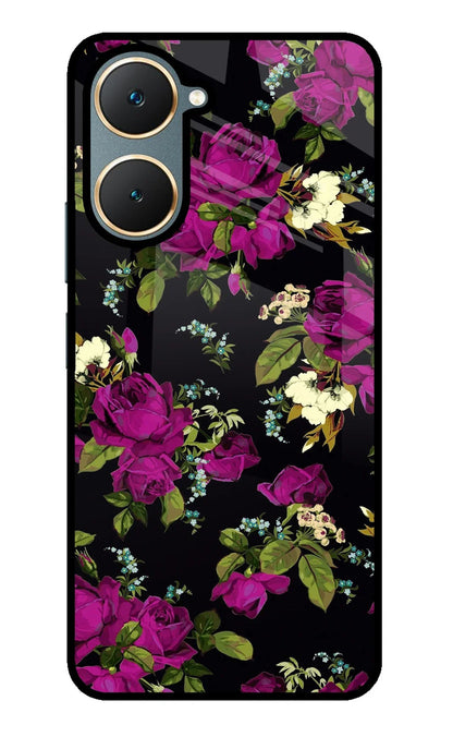 Flowers Vivo Y18/Y18e Back Cover