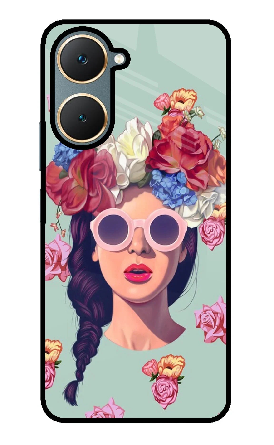 Pretty Girl Vivo Y18/Y18e Back Cover