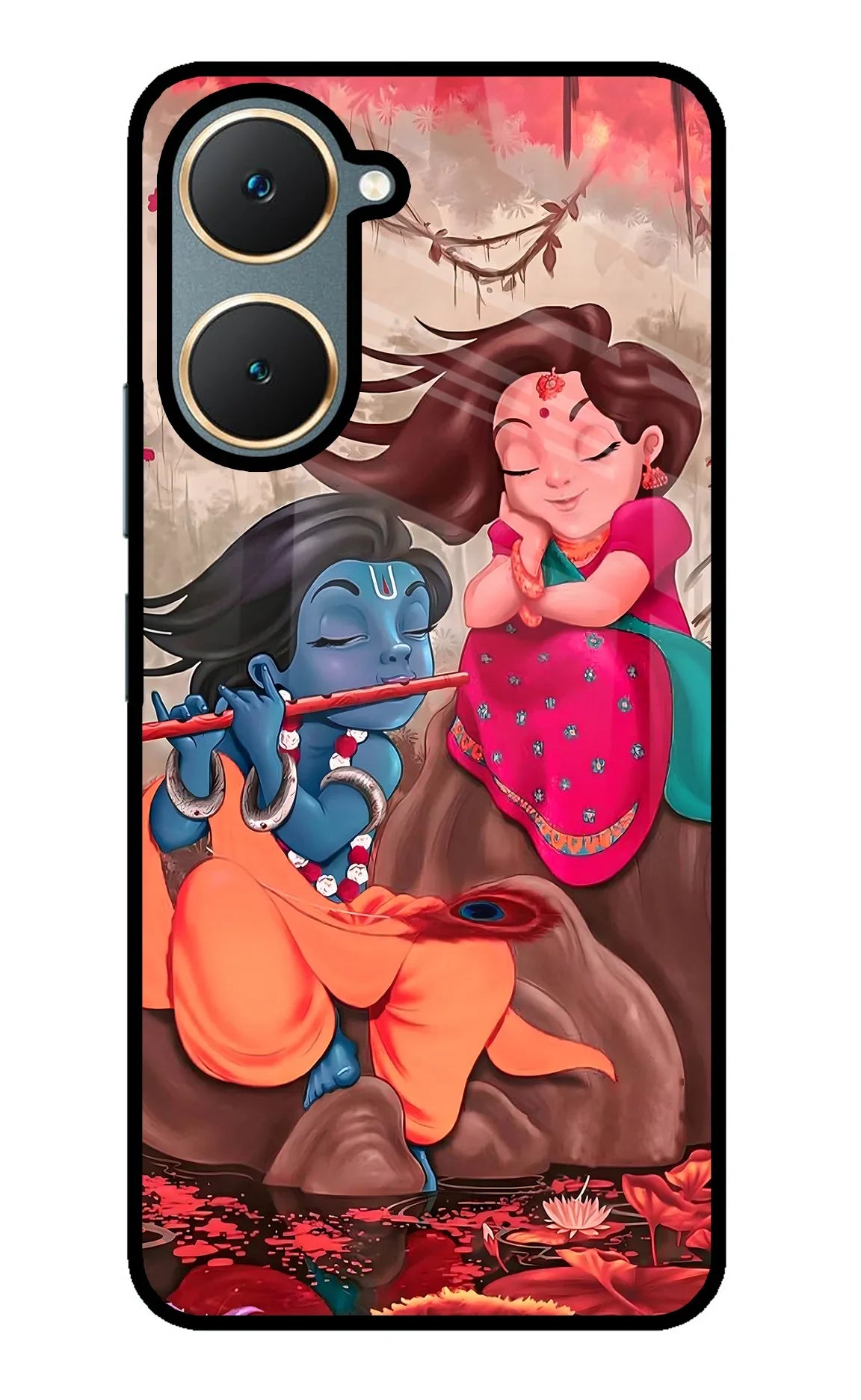 Radhe Krishna Vivo Y18/Y18e Back Cover