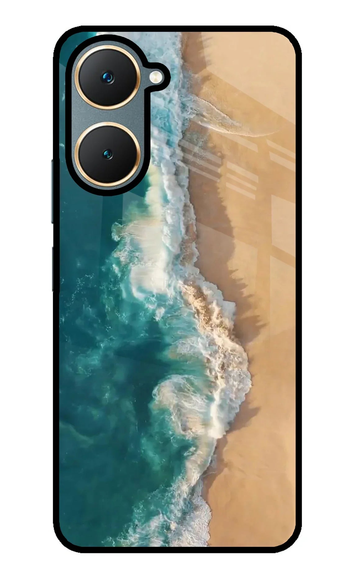 Ocean Beach Vivo Y18/Y18e Glass Case