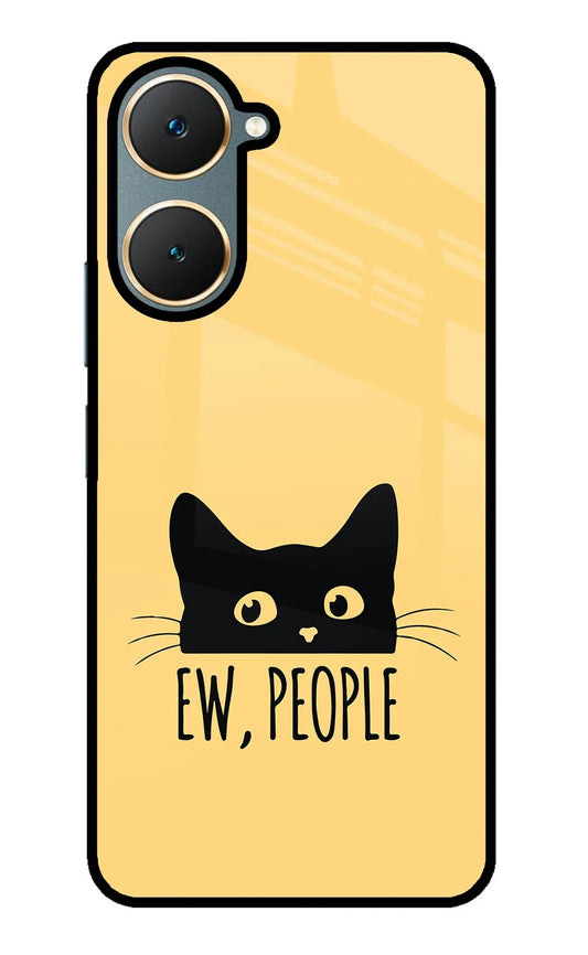 Ew People Catitude Vivo Y18/Y18e Glass Case