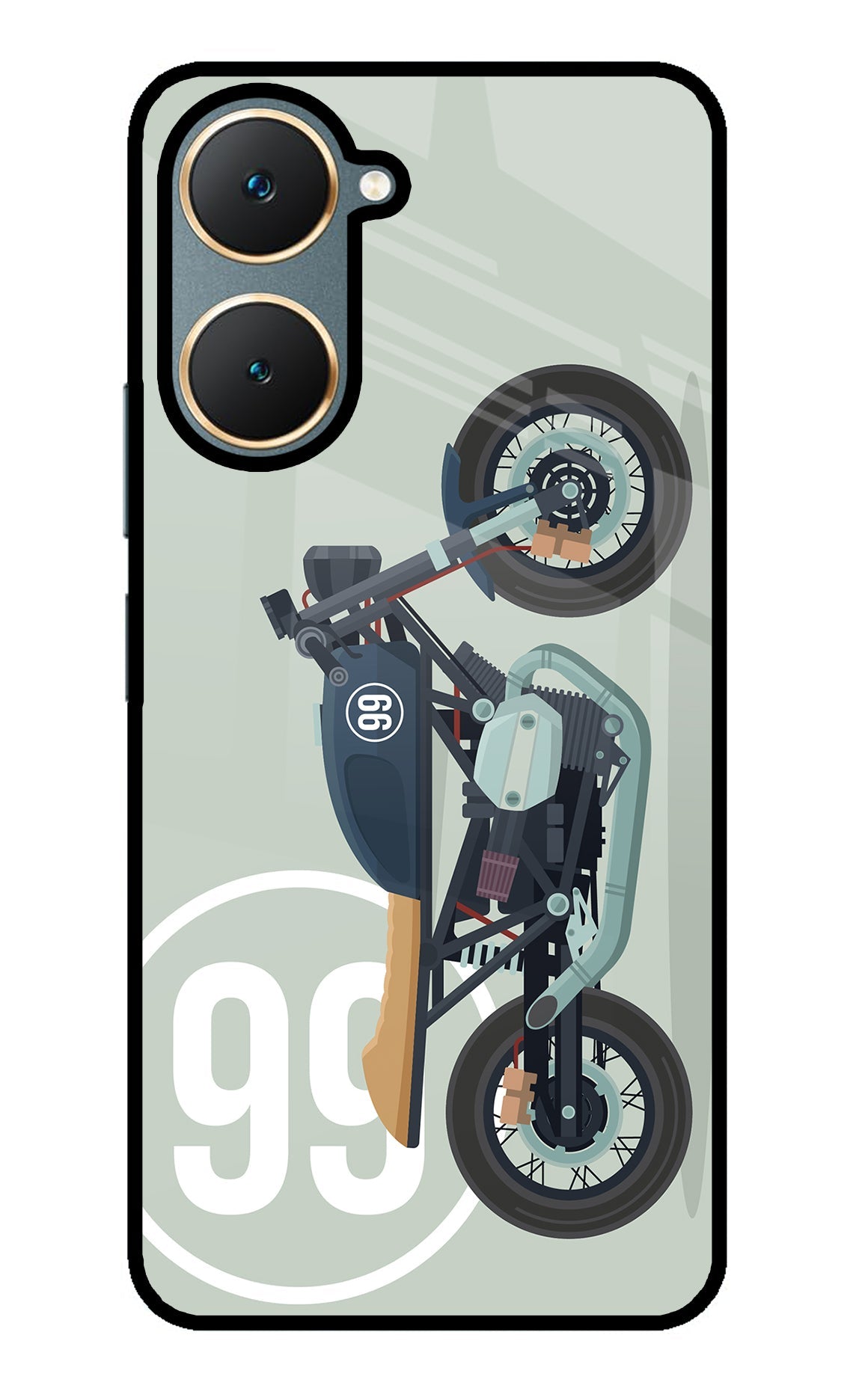 Classic Cafe Racer 99 Vivo Y18/Y18e Back Cover