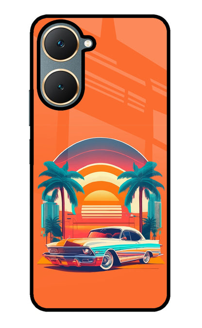 Palm Drive 80s Vivo Y18/Y18e Back Cover