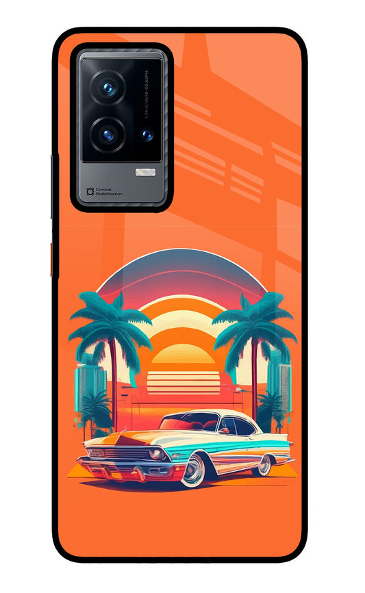 Palm Drive 80s iQOO 9 5G Back Cover