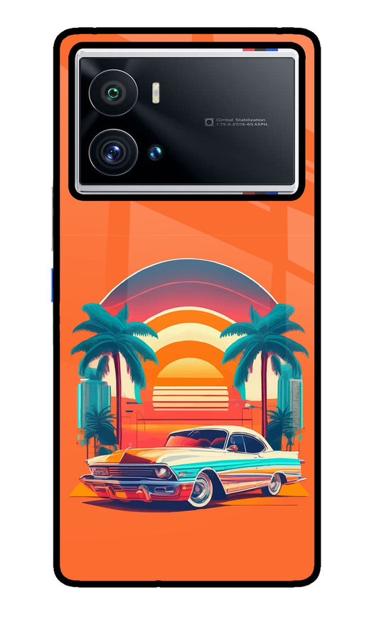 Palm Drive 80s iQOO 9 Pro 5G Back Cover
