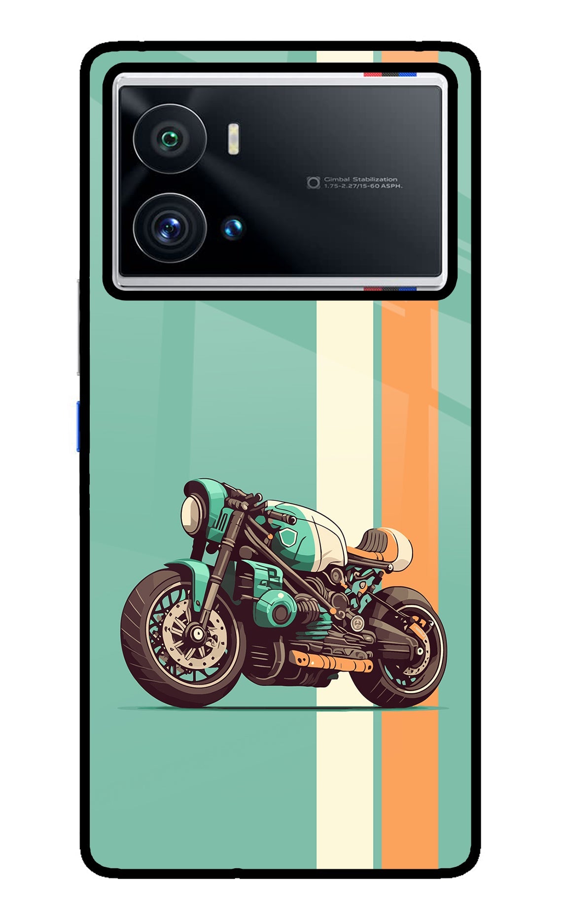 Striped Moto Drift iQOO 9 Pro 5G Back Cover
