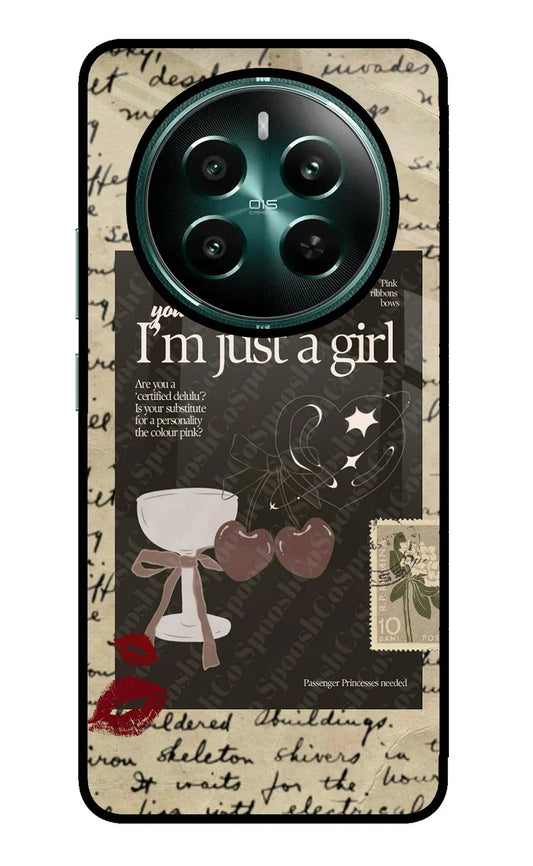 I am just a girl Realme Narzo 70 5G/70 Pro 5G Glass Case