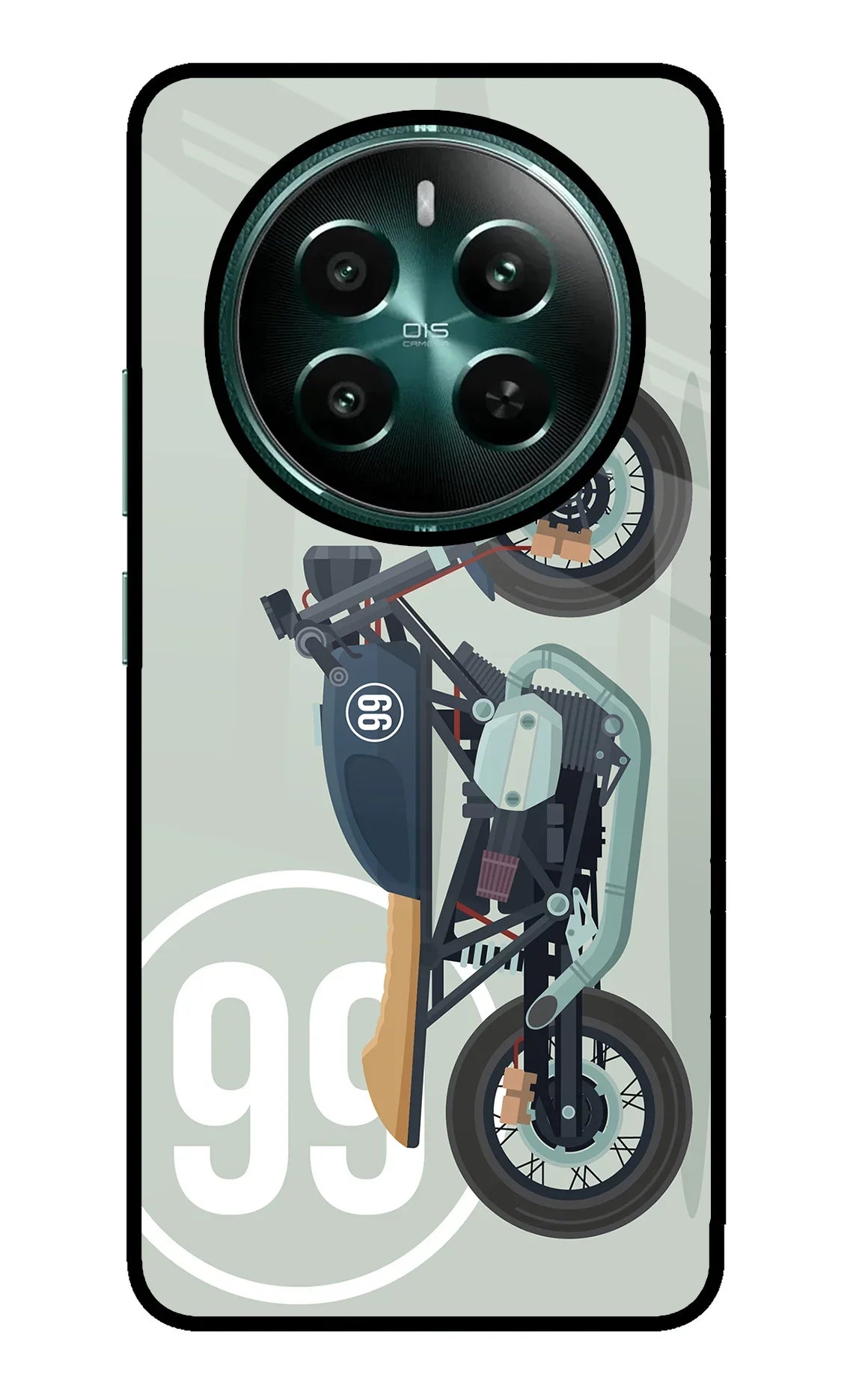 Classic Cafe Racer 99 Realme Narzo 70 5G/70 Pro 5G Glass Case