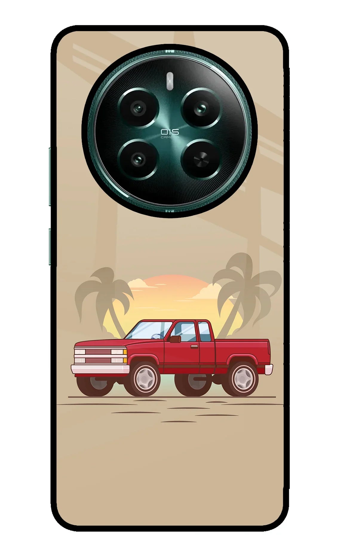 Desert Classic Drive Realme Narzo 70 5G/70 Pro 5G Glass Case