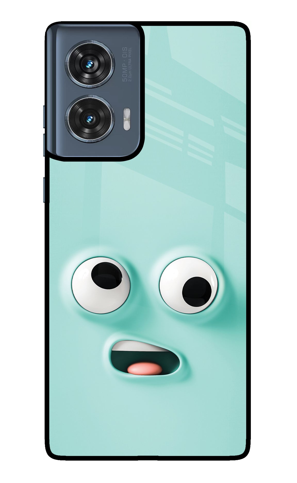 Funny Cartoon Moto Edge 50 Fusion Glass Case
