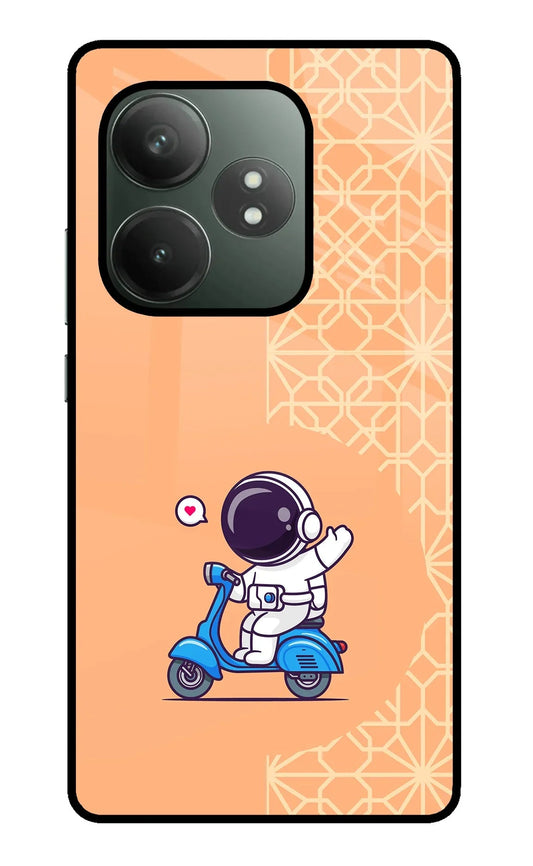 Cute Astronaut Riding Realme GT 6T 5G Back Cover