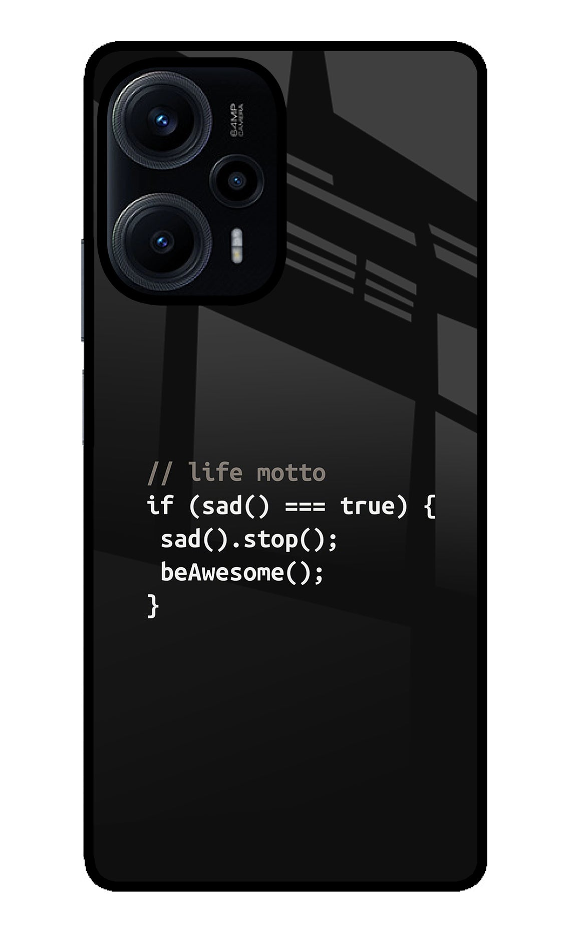 Life Motto Code Poco F5 5G Back Cover