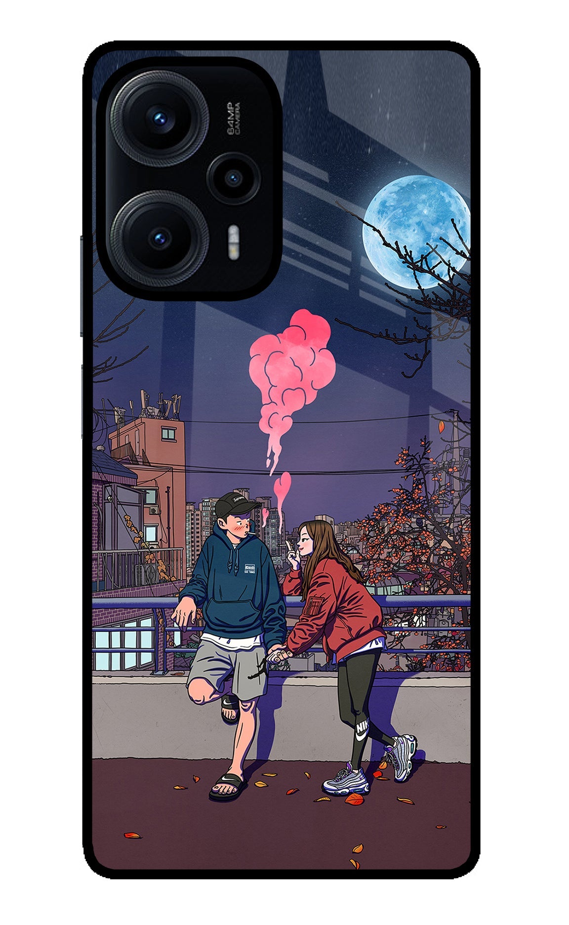 Chilling Couple Poco F5 5G Back Cover