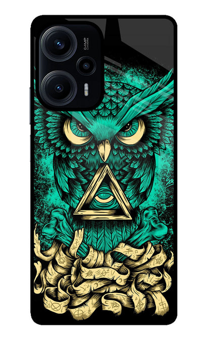 Green Owl Poco F5 5G Back Cover