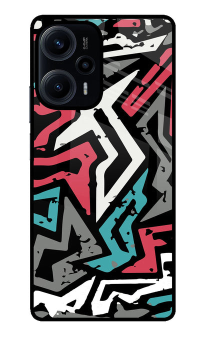 Geometric Graffiti Poco F5 5G Back Cover