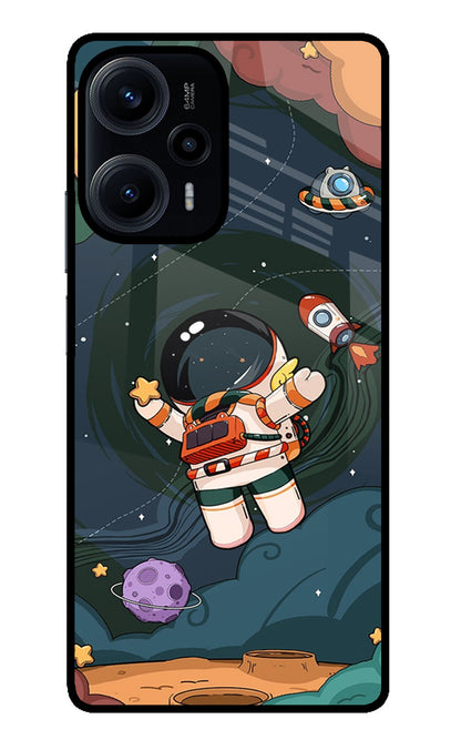 Cartoon Astronaut Poco F5 5G Back Cover