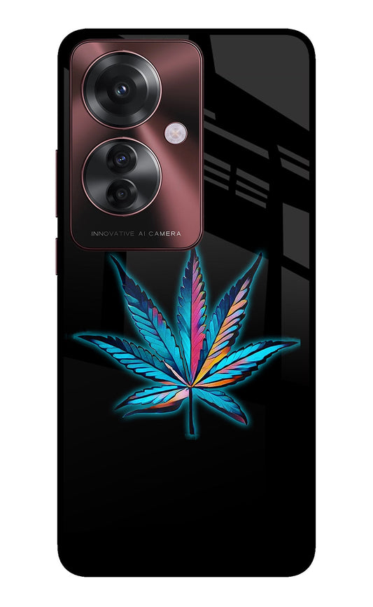 Weed Oppo F25 Pro 5G Glass Case