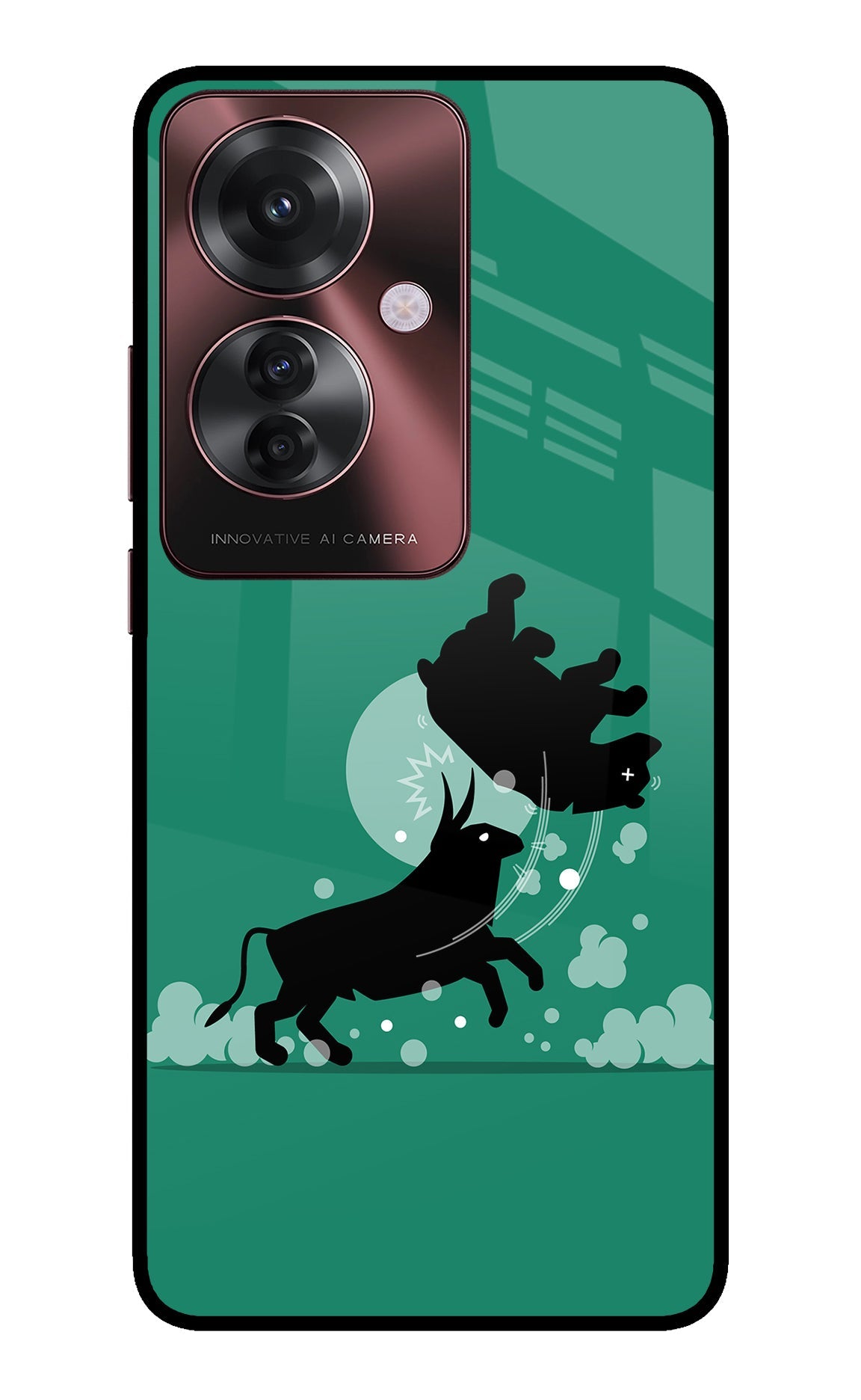 Bull Conqueror Oppo F25 Pro 5G Glass Case
