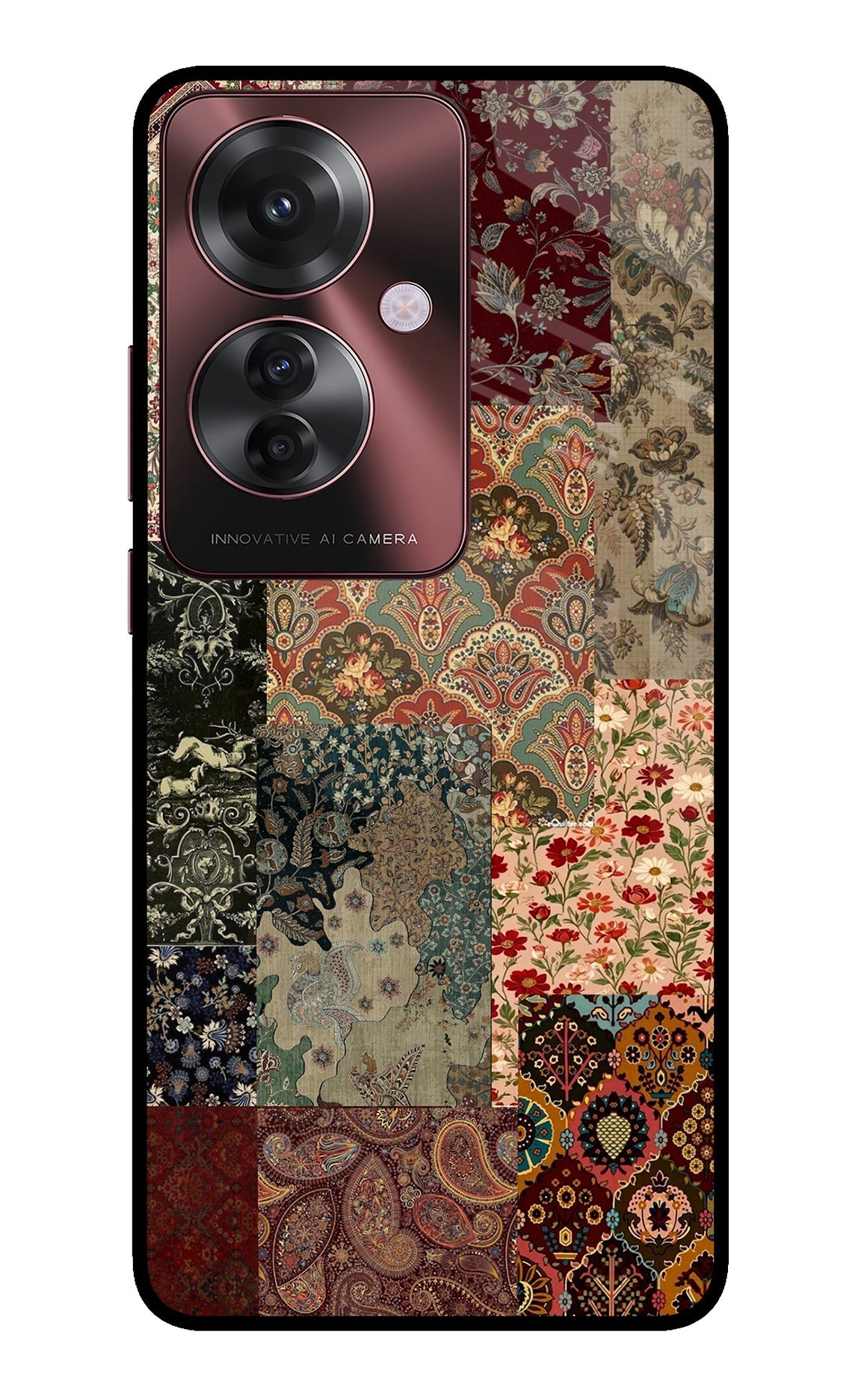 Desi Print Oppo F25 Pro 5G Glass Case