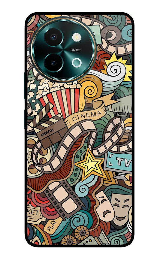 Cinema Abstract Vivo Y58 5G Glass Case