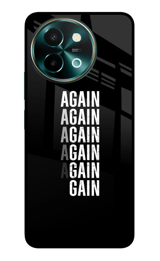 Again Again Gain Vivo Y58 5G Glass Case