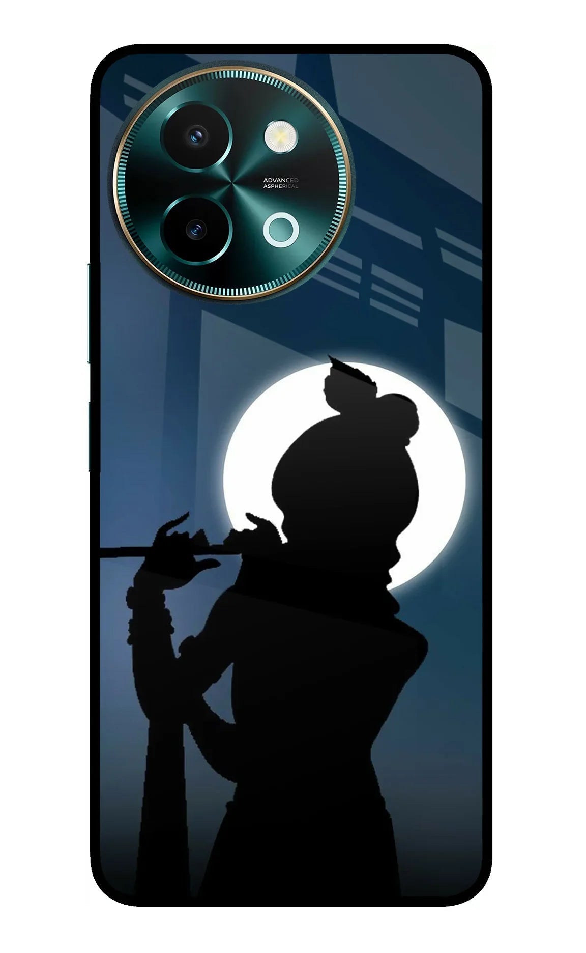 Shri Krishna Silhouette Vivo Y58 5G Back Cover