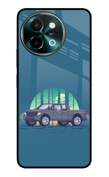 Retro Garage Vibe Vivo Y58 5G Back Cover