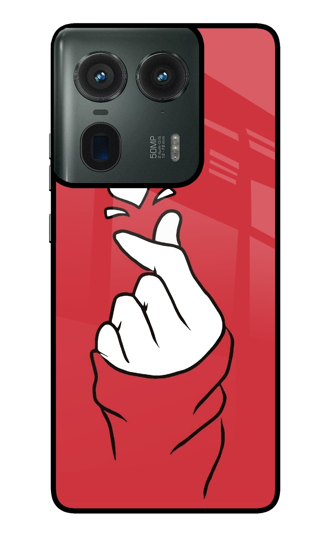Korean Love Sign Moto Edge 50 Ultra 5G Back Cover