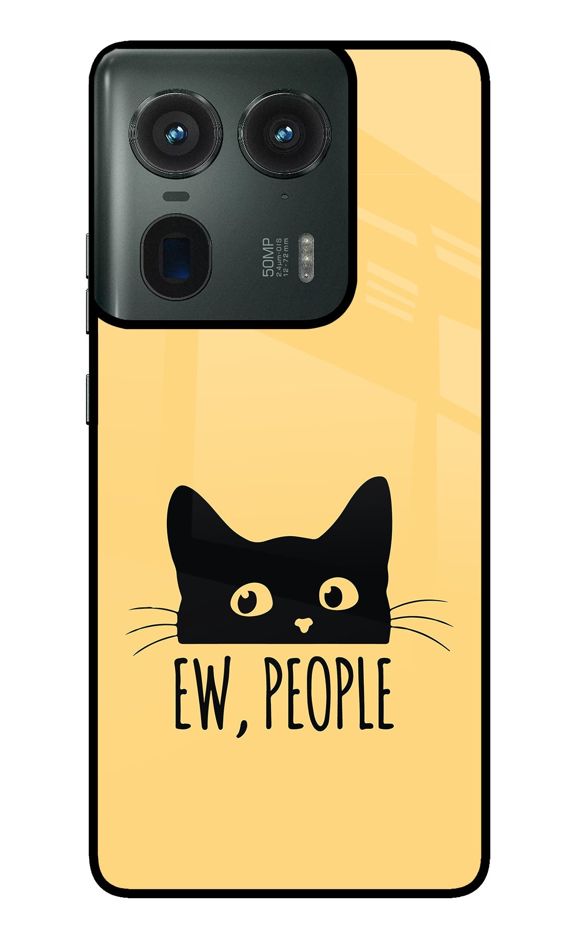 Ew People Catitude Moto Edge 50 Ultra 5G Back Cover