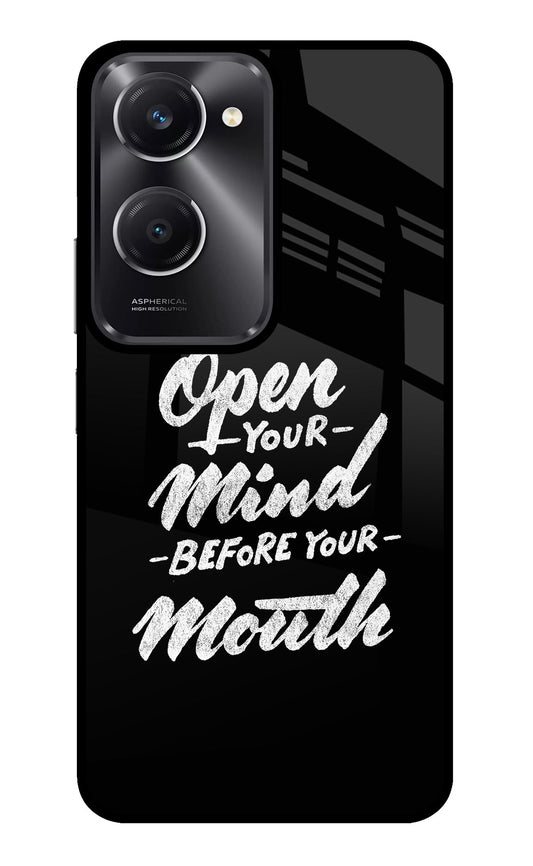 Open Your Mind Before Your Mouth Vivo T3 Lite 5G Back Cover