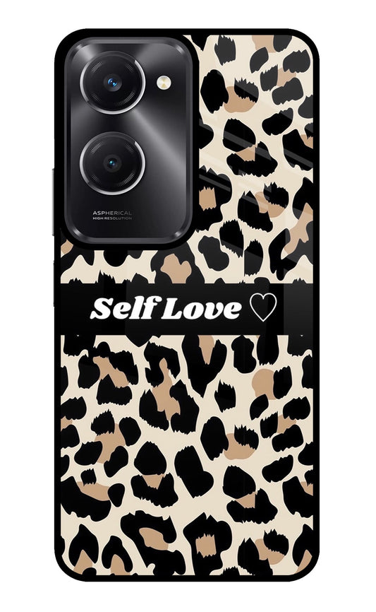 Leopard Print Self Love Vivo T3 Lite 5G Back Cover