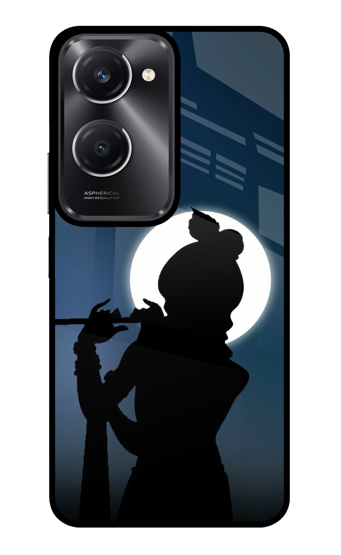 Shri Krishna Silhouette Vivo T3 Lite 5G Back Cover