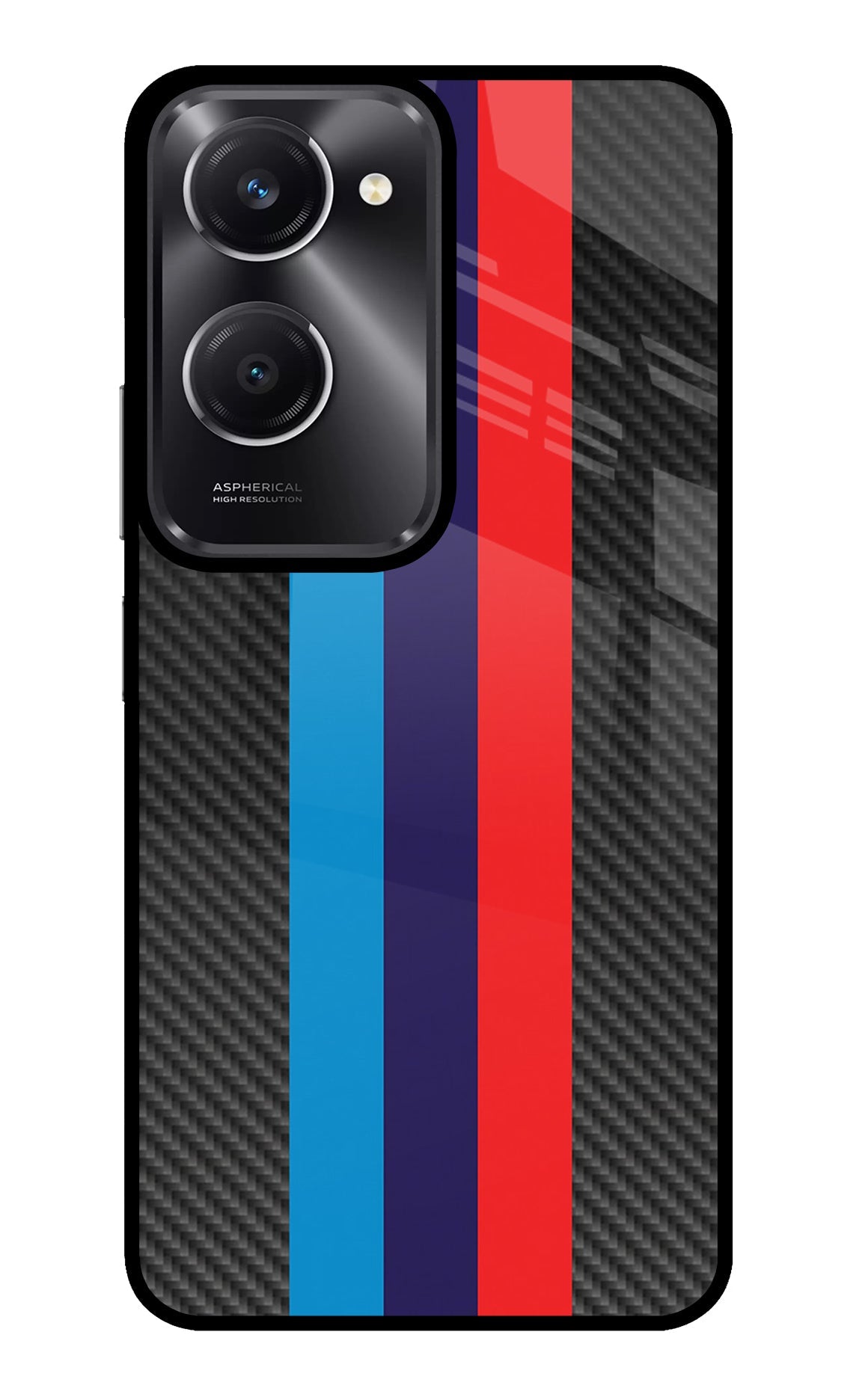 BMW Stripes Pattern Vivo T3 Lite 5G Back Cover