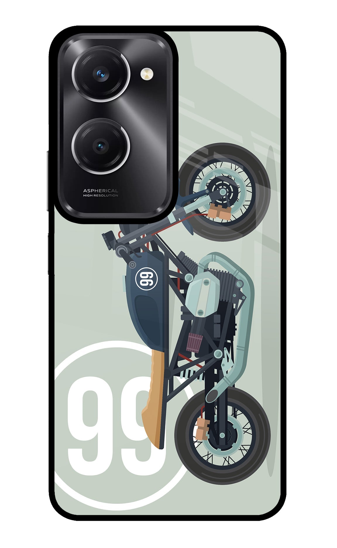 Classic Cafe Racer 99 Vivo T3 Lite 5G Back Cover