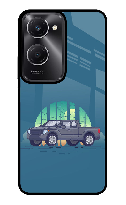 Retro Garage Vibe Vivo T3 Lite 5G Back Cover