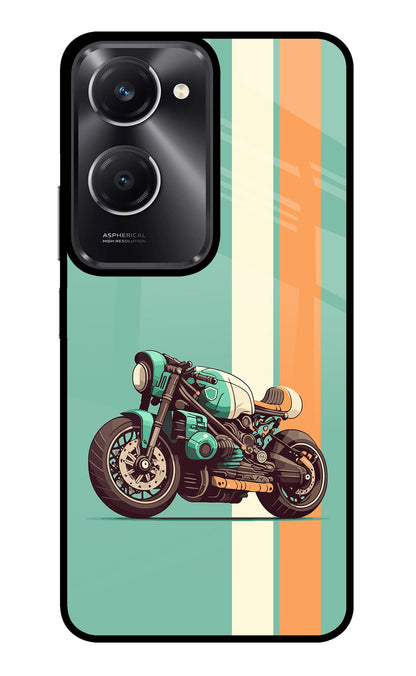Striped Moto Drift Vivo T3 Lite 5G Back Cover