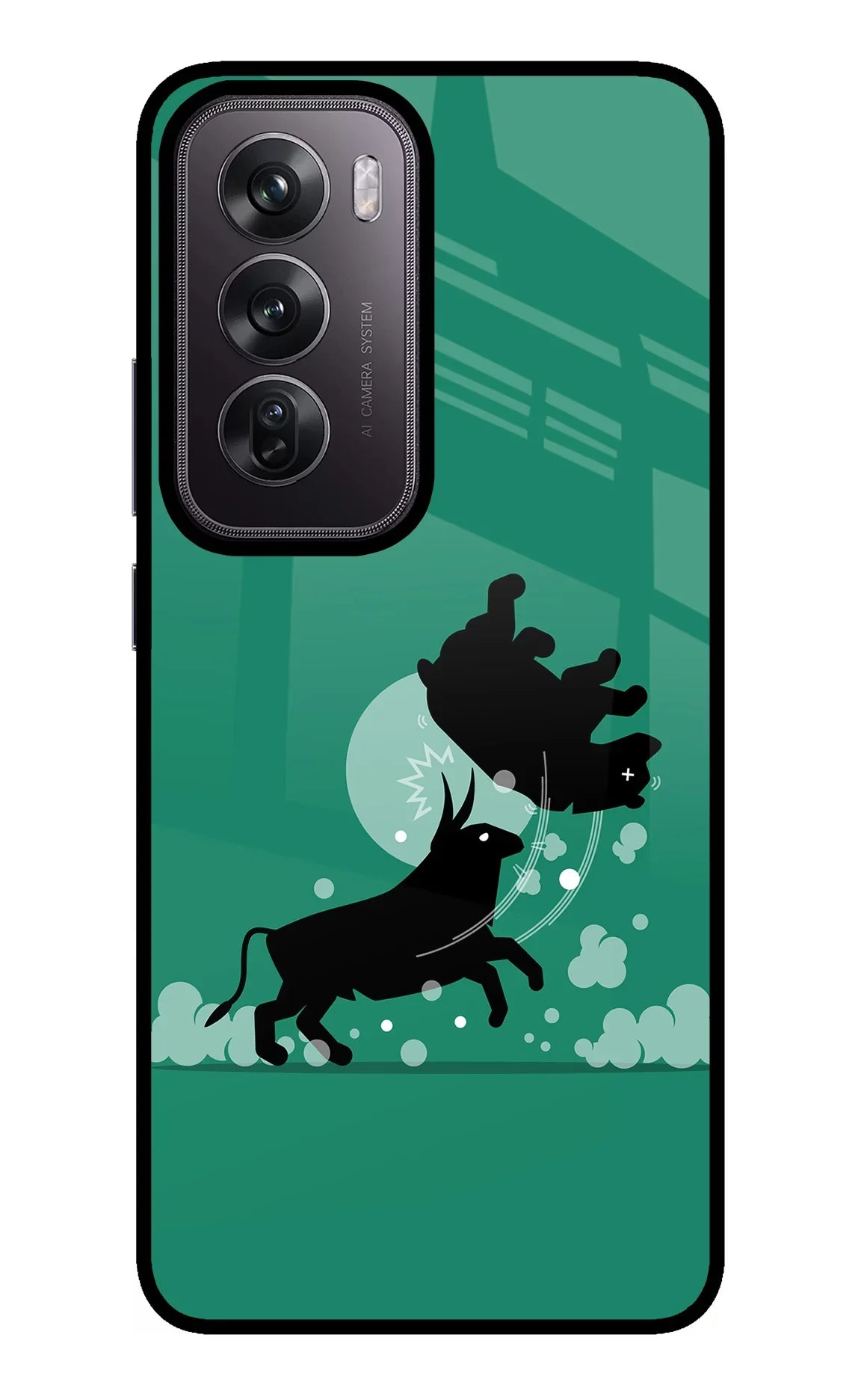 Bull Conqueror Oppo Reno12 Pro 5G Glass Case
