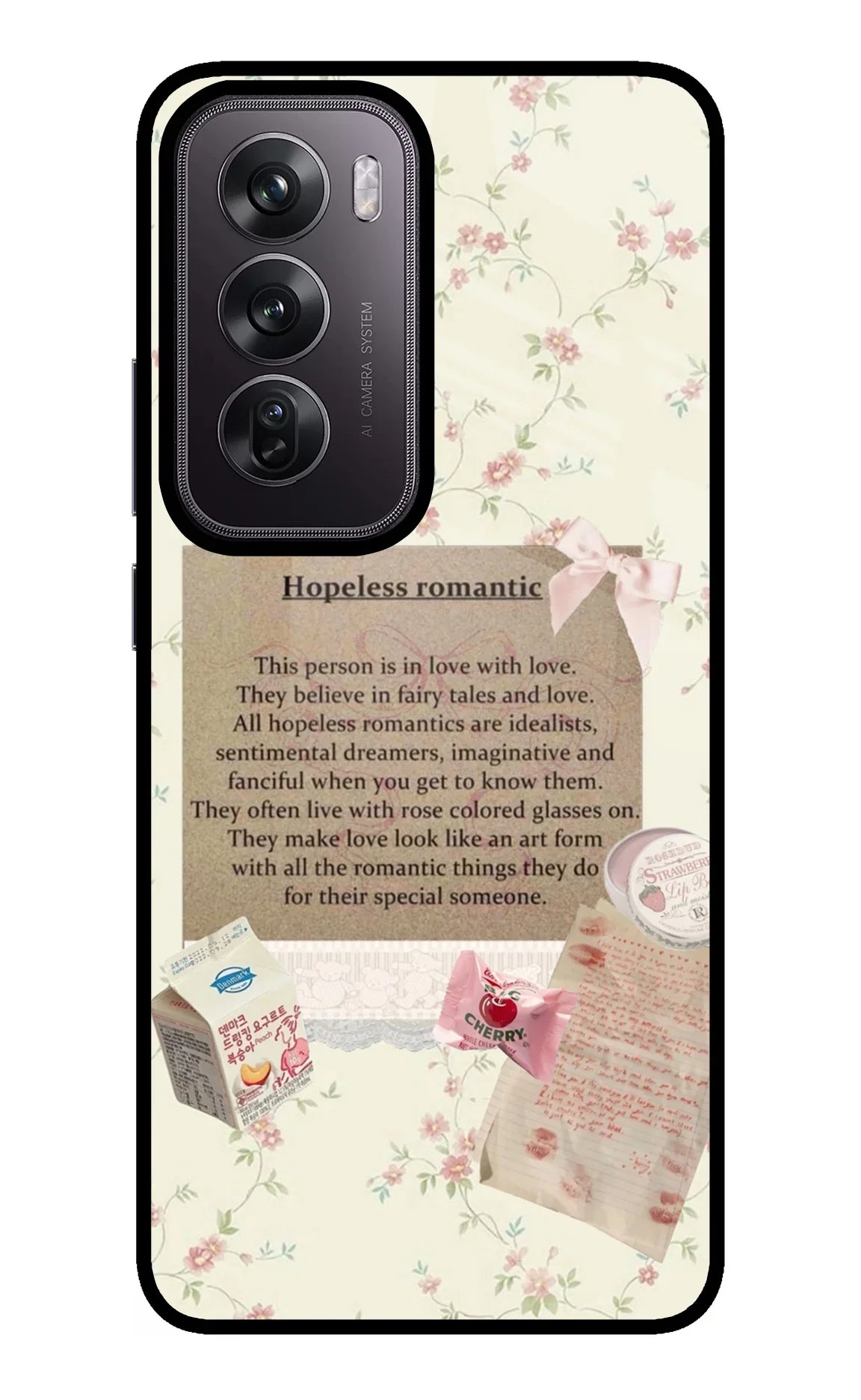 Hopeless Romantic Oppo Reno12 Pro 5G Glass Case