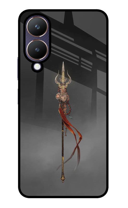 Shiv Trishul Vivo Y28 5G Glass Case