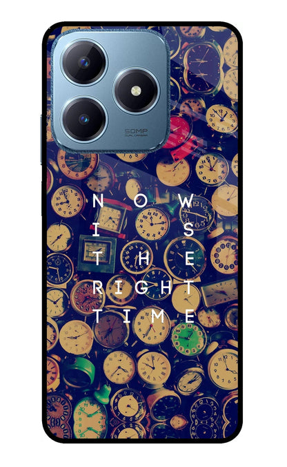 Now is the Right Time Quote Realme C63 Back Cover
