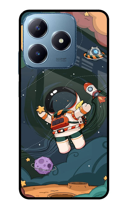 Cartoon Astronaut Realme C63 Back Cover