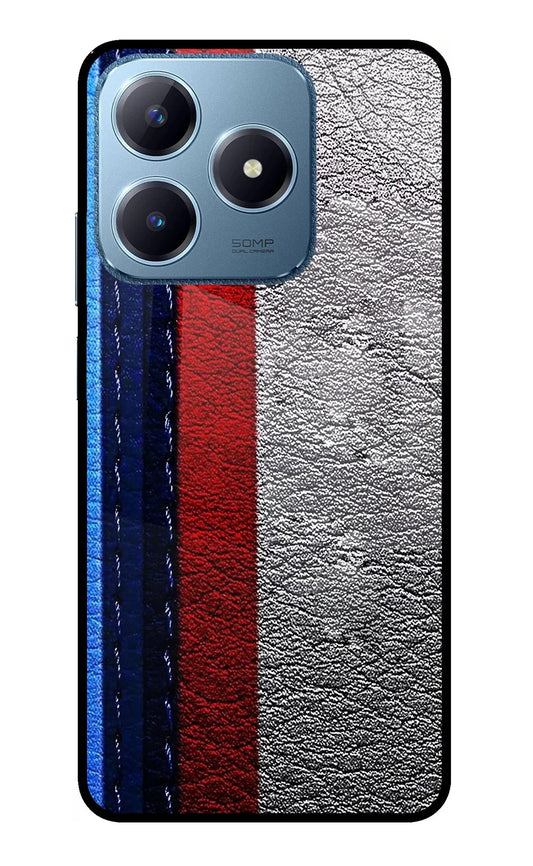 BMW Stripes Realme C63 Glass Case