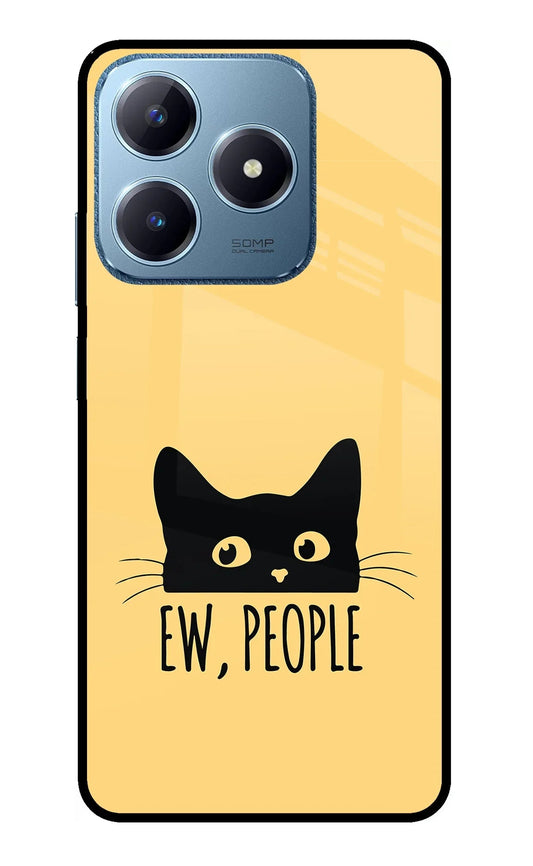 Ew People Catitude Realme C63 Glass Case