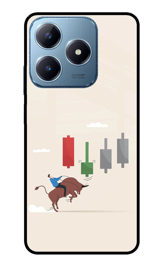 Bull Trading Momentum Realme C63 Glass Case
