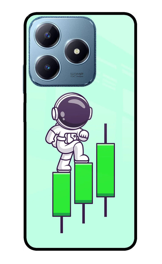 Astronaut Trader Realme C63 Glass Case