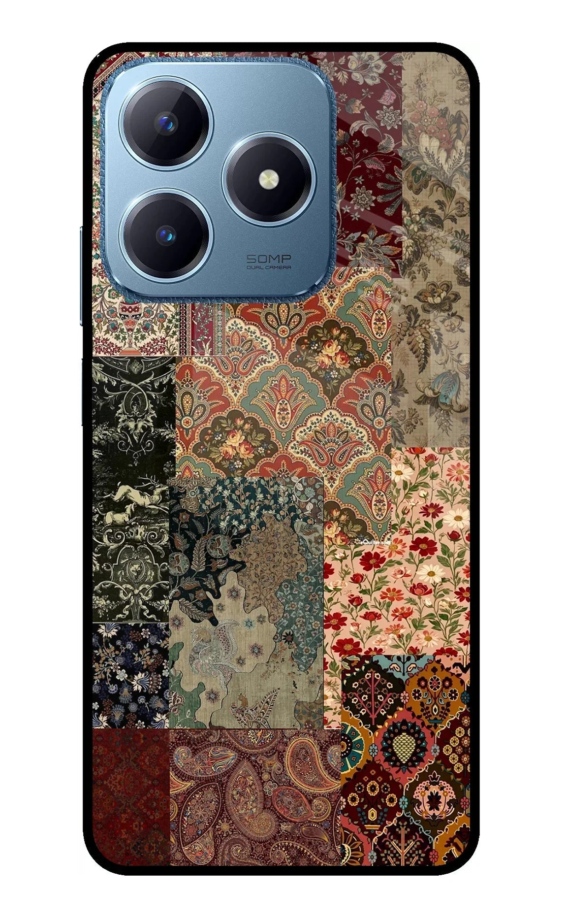 Desi Print Realme C63 Glass Case